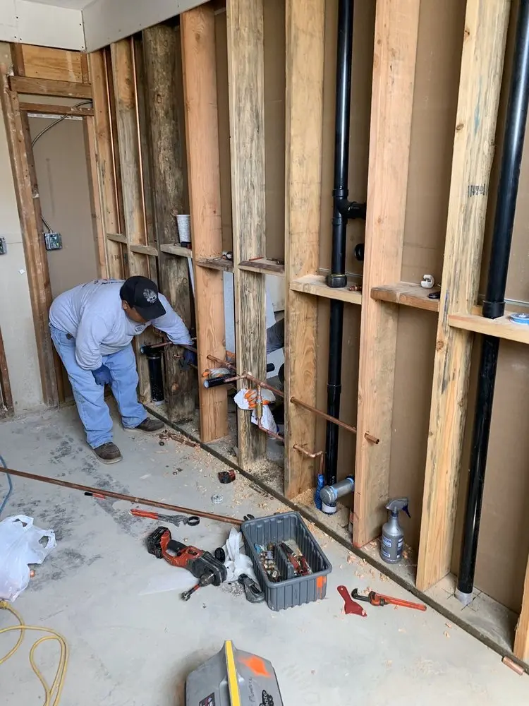Commercial rough-in plumbing for Water Heater Replacement in Harbor Gateway North